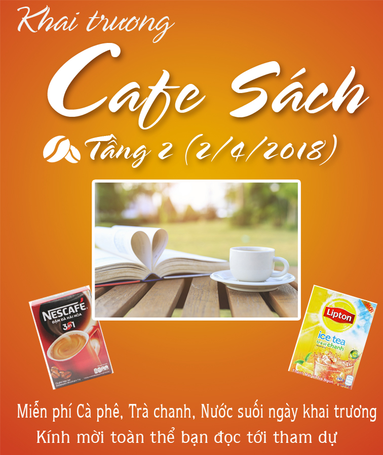 Khai trương Cafe Sách