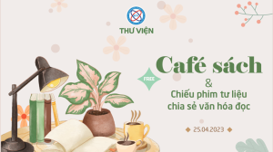 Chương trình Café Sách tại Thư viện trường