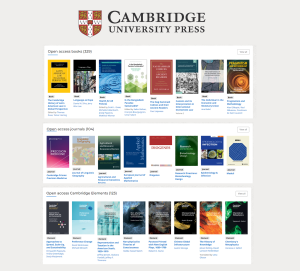 Kho tài nguyên mở của nhà xuất bản Đại học Cambridge